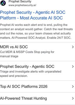 Ad by Prophet Security