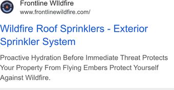 Ad by Frontline Wildfire Defense
