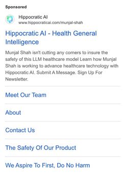 Ad by Hippocratic AI