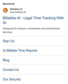 Ad by Billables AI