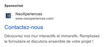 Ad by NeoXperiences