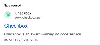 Ad by Checkbox