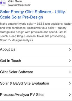 Ad by Glint Solar