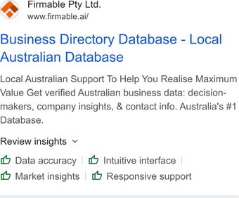 Ad by Firmable