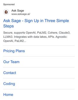 Ad by Ask Sage