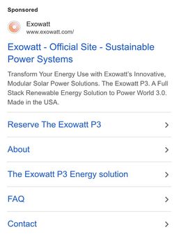 Ad by Exowatt