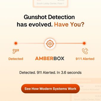 Ad by AmberBox Gunshot Detection