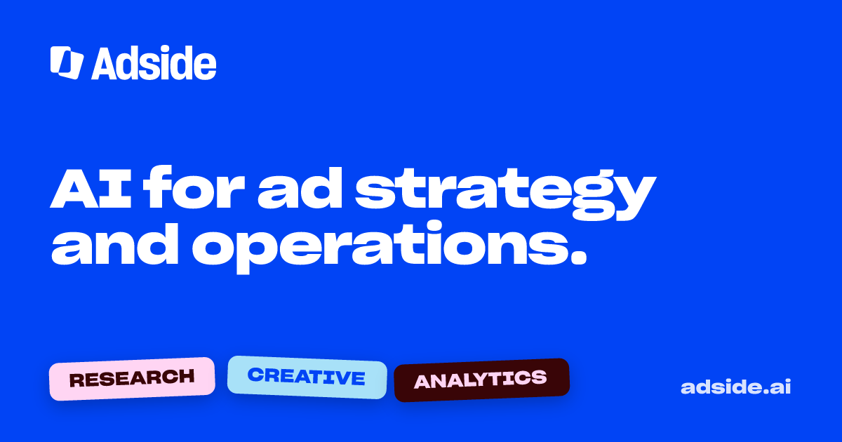 Adside | AI for ad strategy and operations